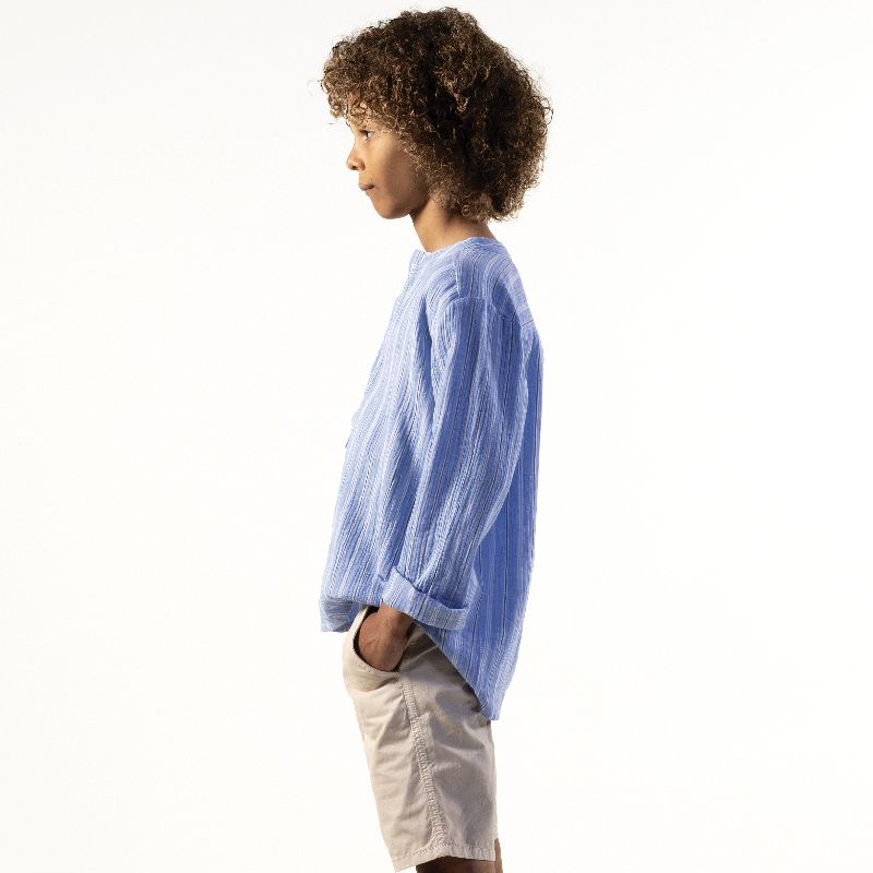 Negril Shirt - Blue Stripe