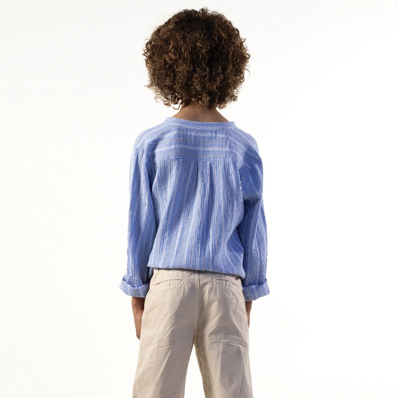 Negril Shirt - Blue Stripe
