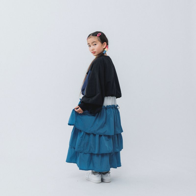 Two Tone Jacket - Black