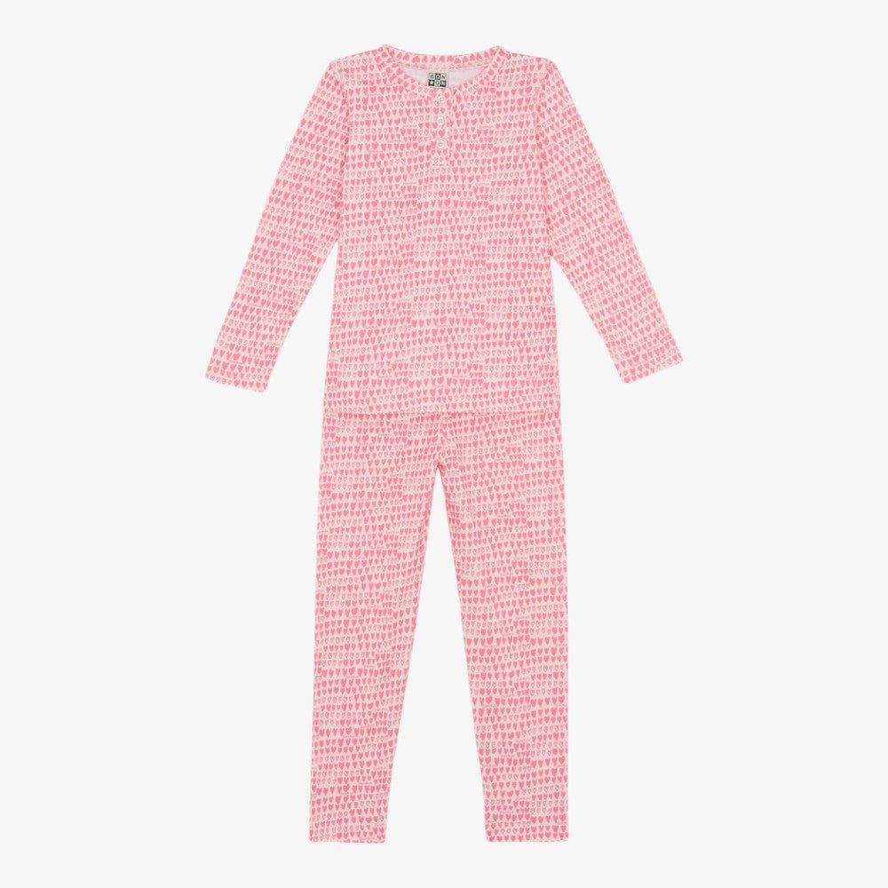 Printed Loungewear - Pink Heart