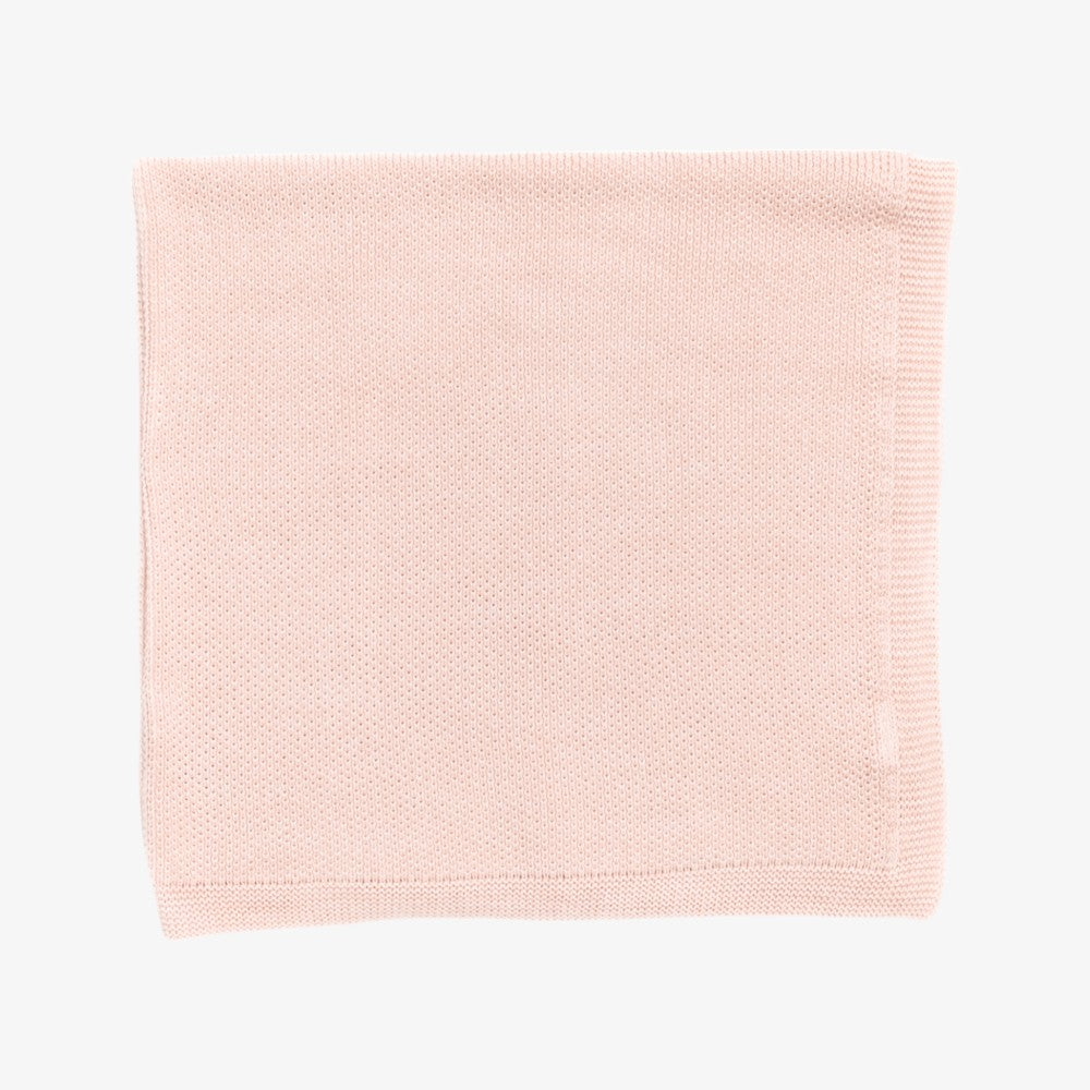 Knit Blanket - Pink Marl