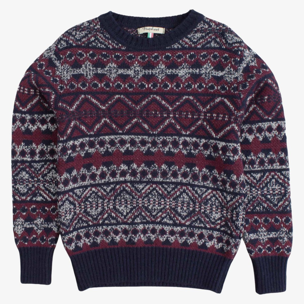 Roses Sweater - Multi Maroon