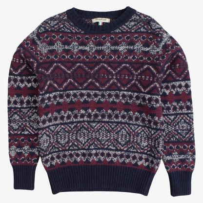 Roses Sweater - Multi Maroon