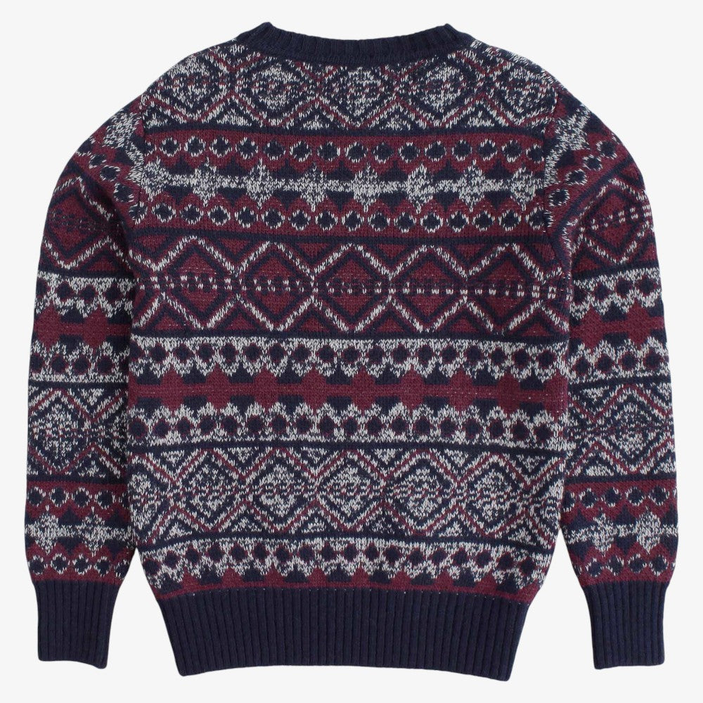 Roses Sweater - Multi Maroon