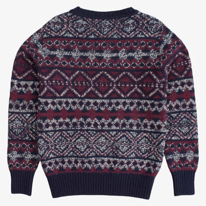 Roses Sweater - Multi Maroon