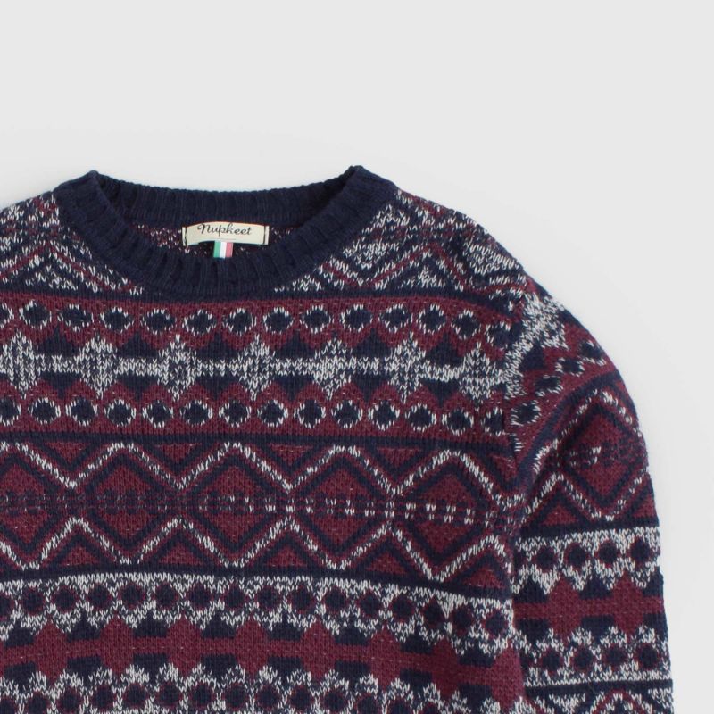 Roses Sweater - Multi Maroon