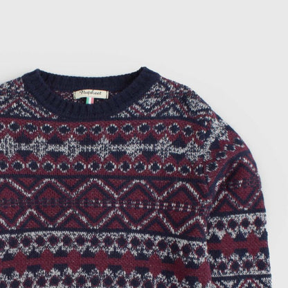 Roses Sweater - Multi Maroon