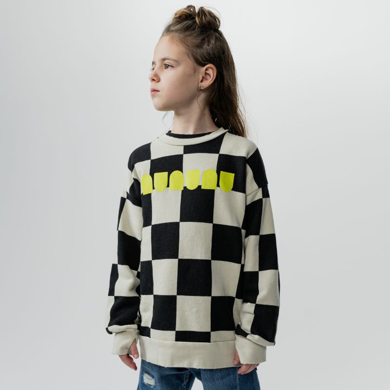 Checkmate Sweatshirt - Smokey Natural