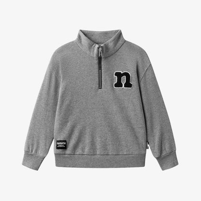 Zip Sweatshirt - Heather Grey