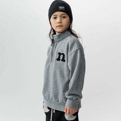 Zip Sweatshirt - Heather Grey