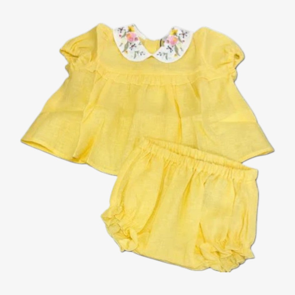 Aria Blouse And Bloomer - Yellow