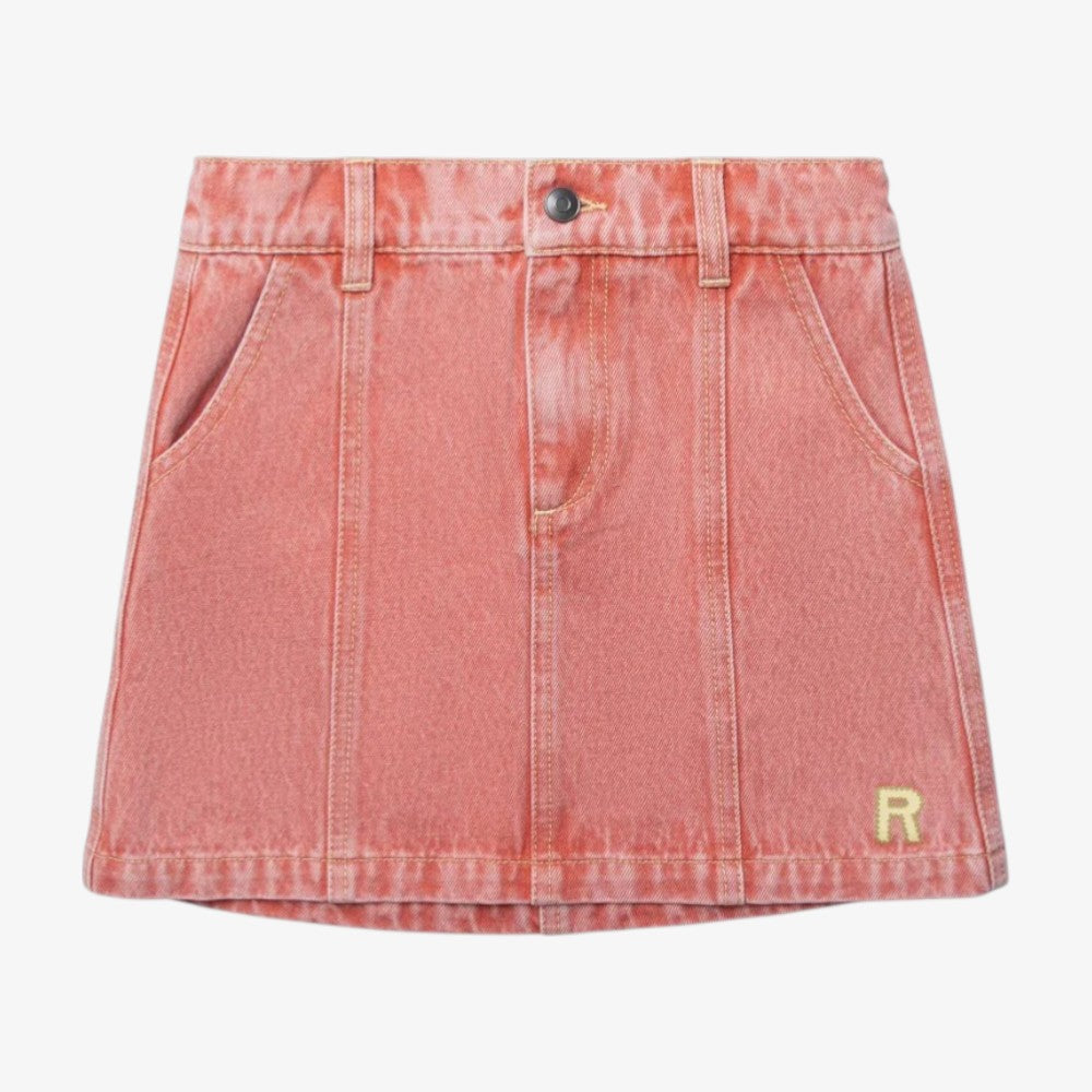 Denim Midi Skirt - Sunkissed