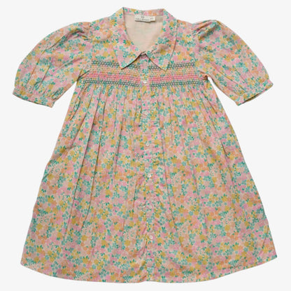 Jane Dress - Floral Mint