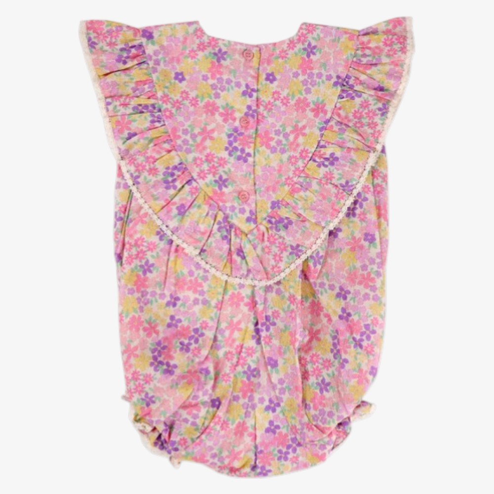 Lucy Bubble Romper - Purple