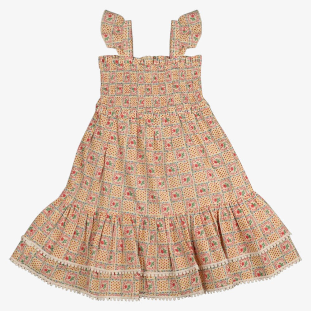 Patchwork Dress - Red