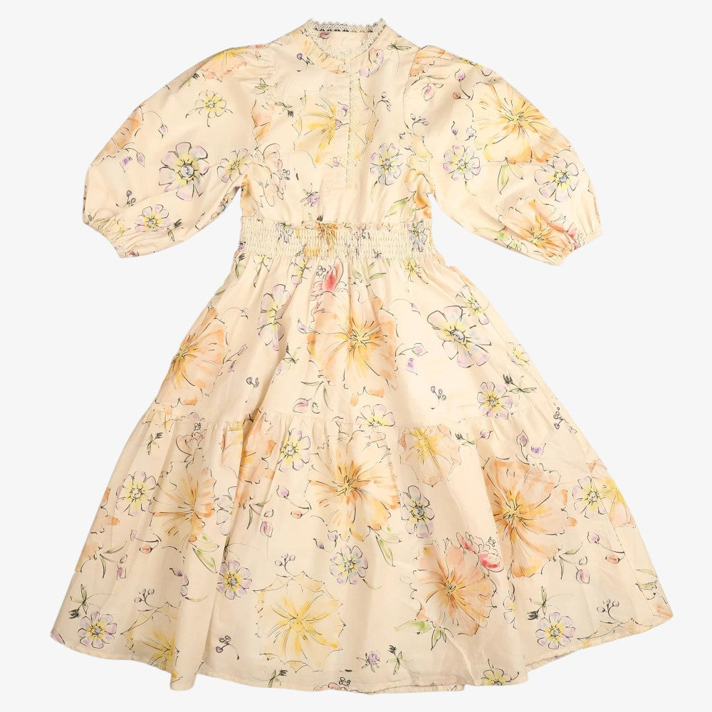 Floral Dress - Yellow