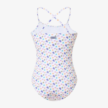 Mini Turtle Swimsuit - White