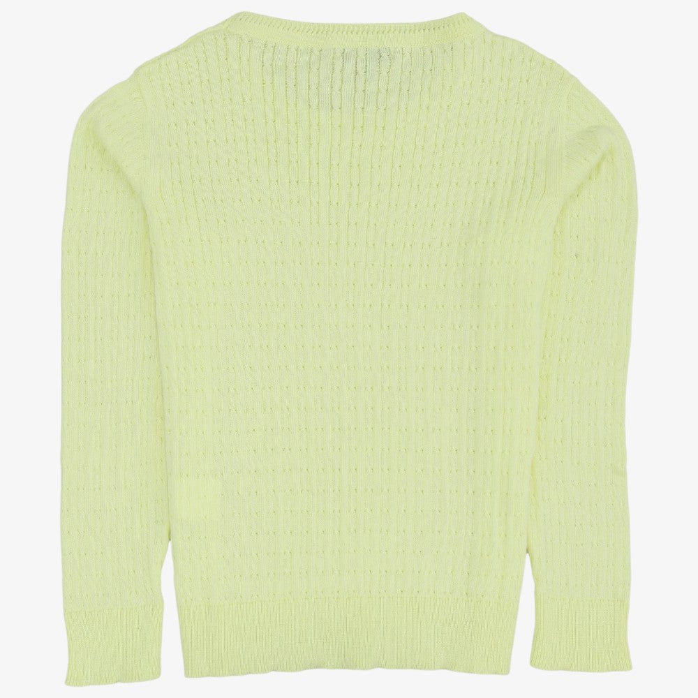 Cable Sweater - Yellow