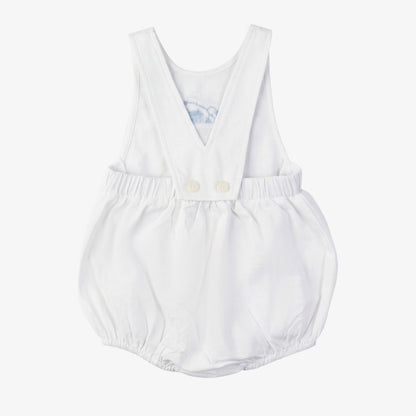 House Linen Romper - White