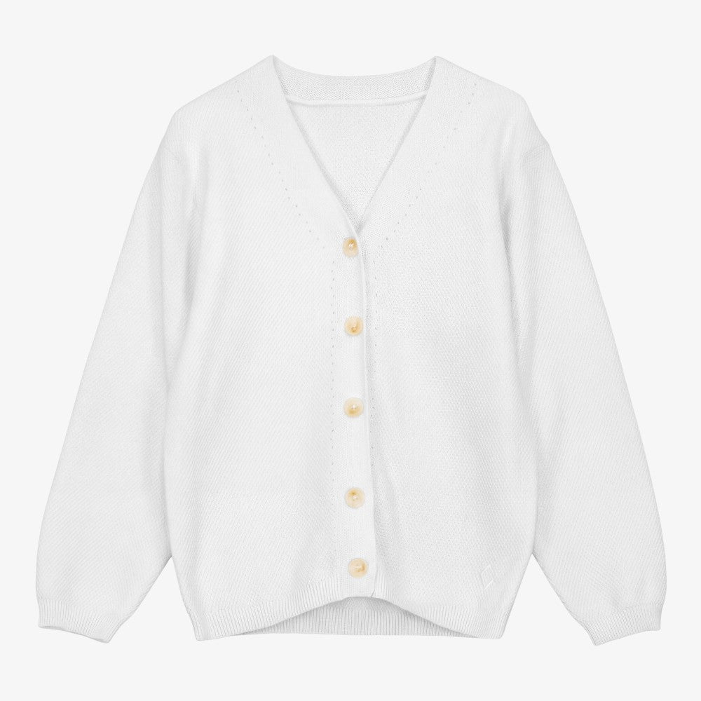 Knit Cardigan - White