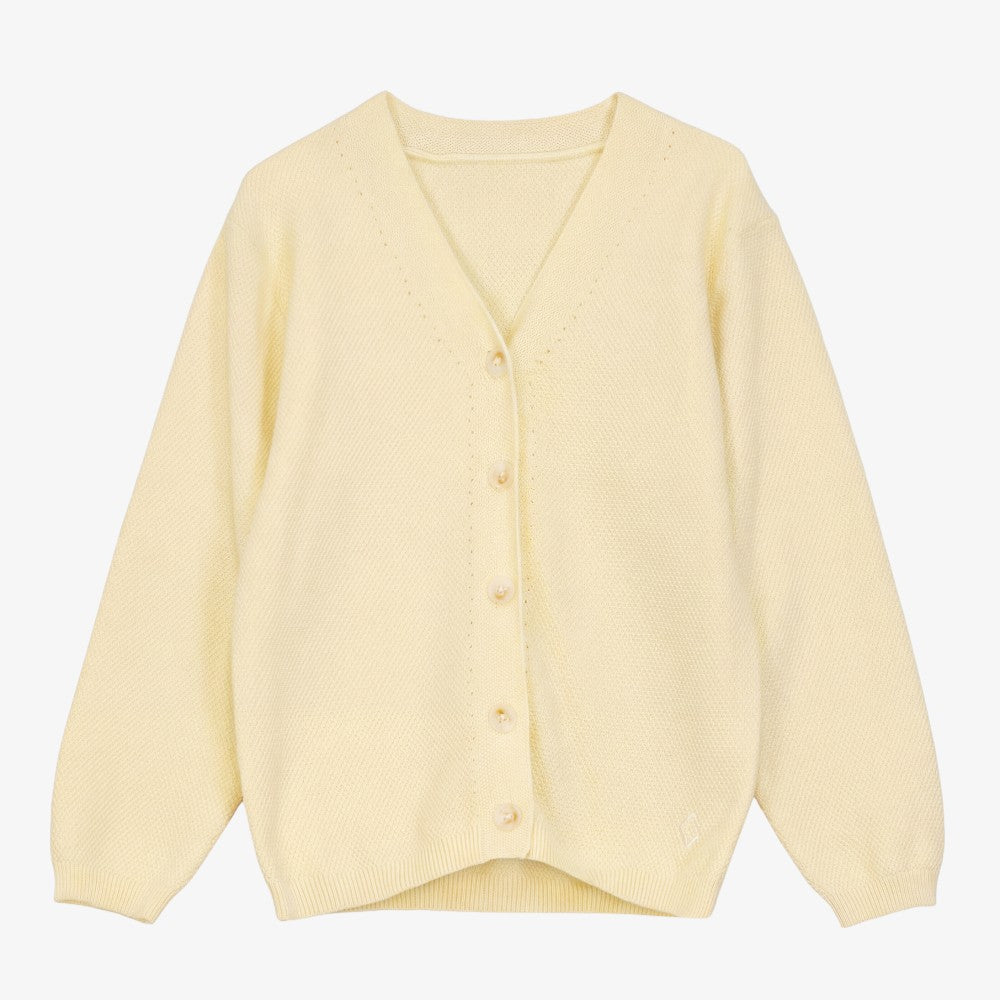 Knit Cardigan - Yellow