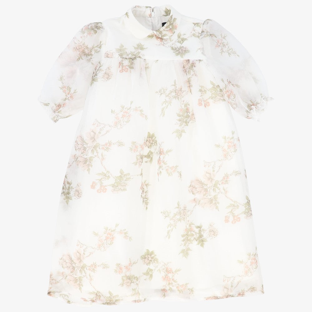 Floral Organza Gown - Floral