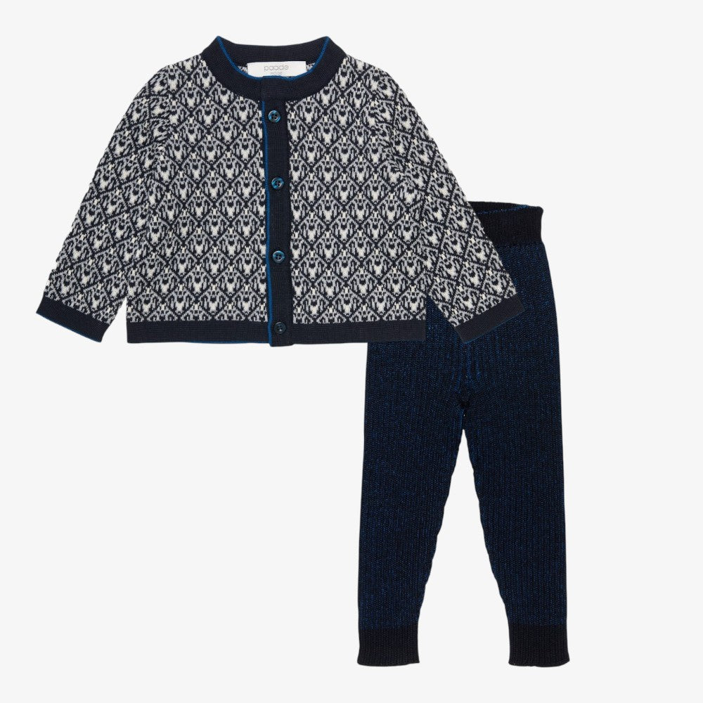 Neol Cardigan And Leggings - Blue