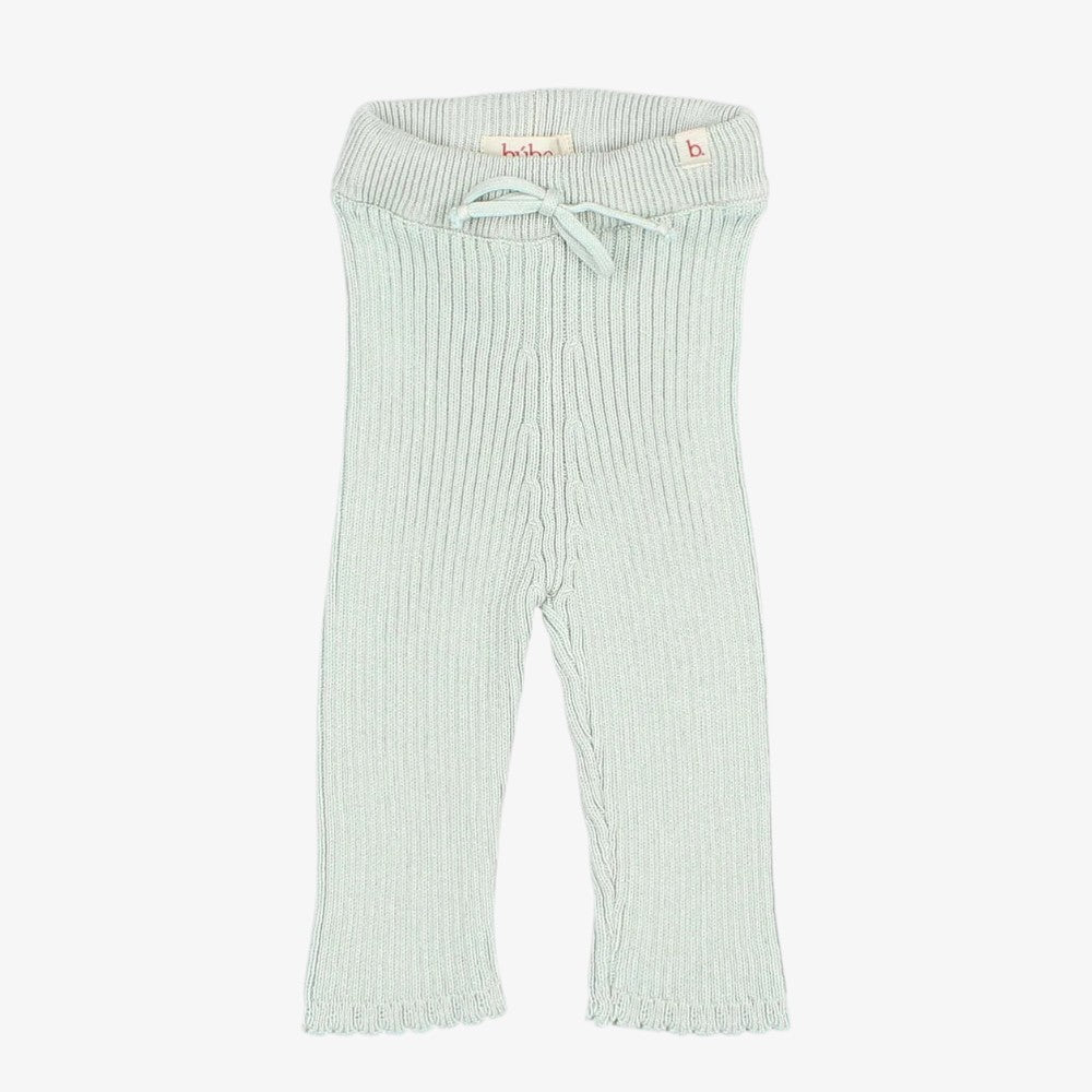 Knit Leggings - Aqua