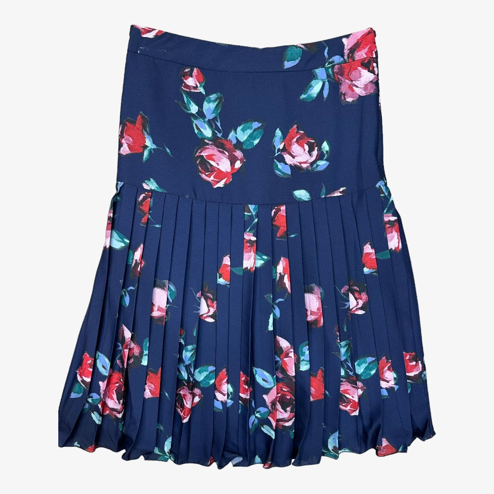 Pleated Skirt - Rose Print