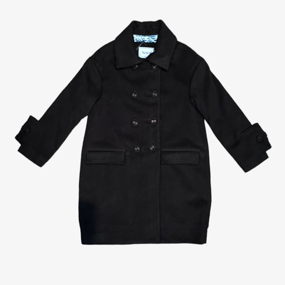 Bouble Breasted Coat - Black