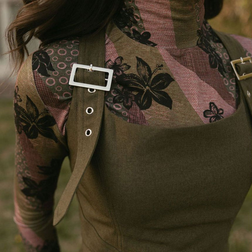 Buckle Jumper - Olive