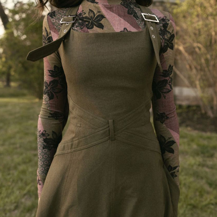 Buckle Jumper - Olive