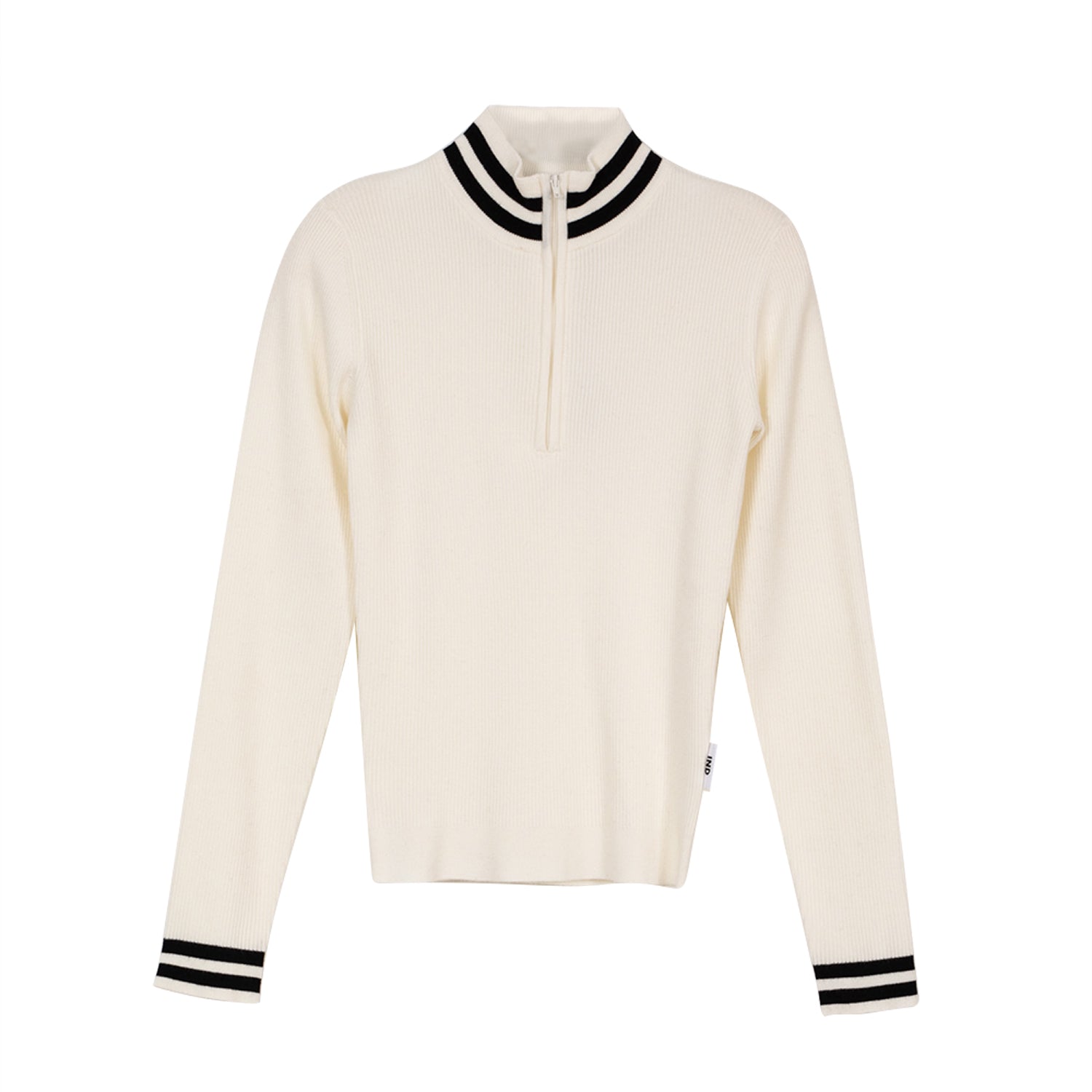 Indee Ribbed Turtleneck - Off White