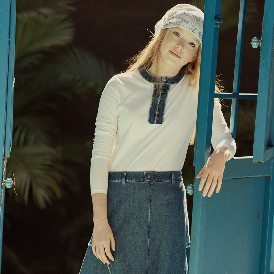 Contrast T-Shirt - White