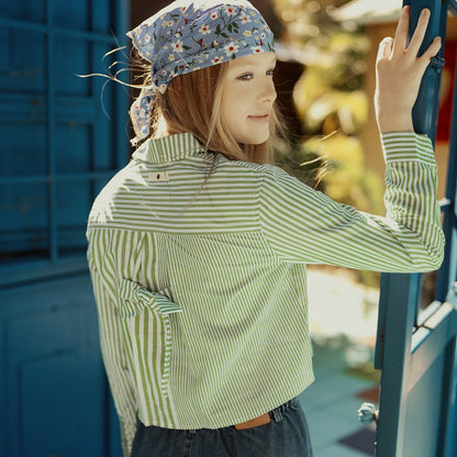 Pinstripe Shirt - Green