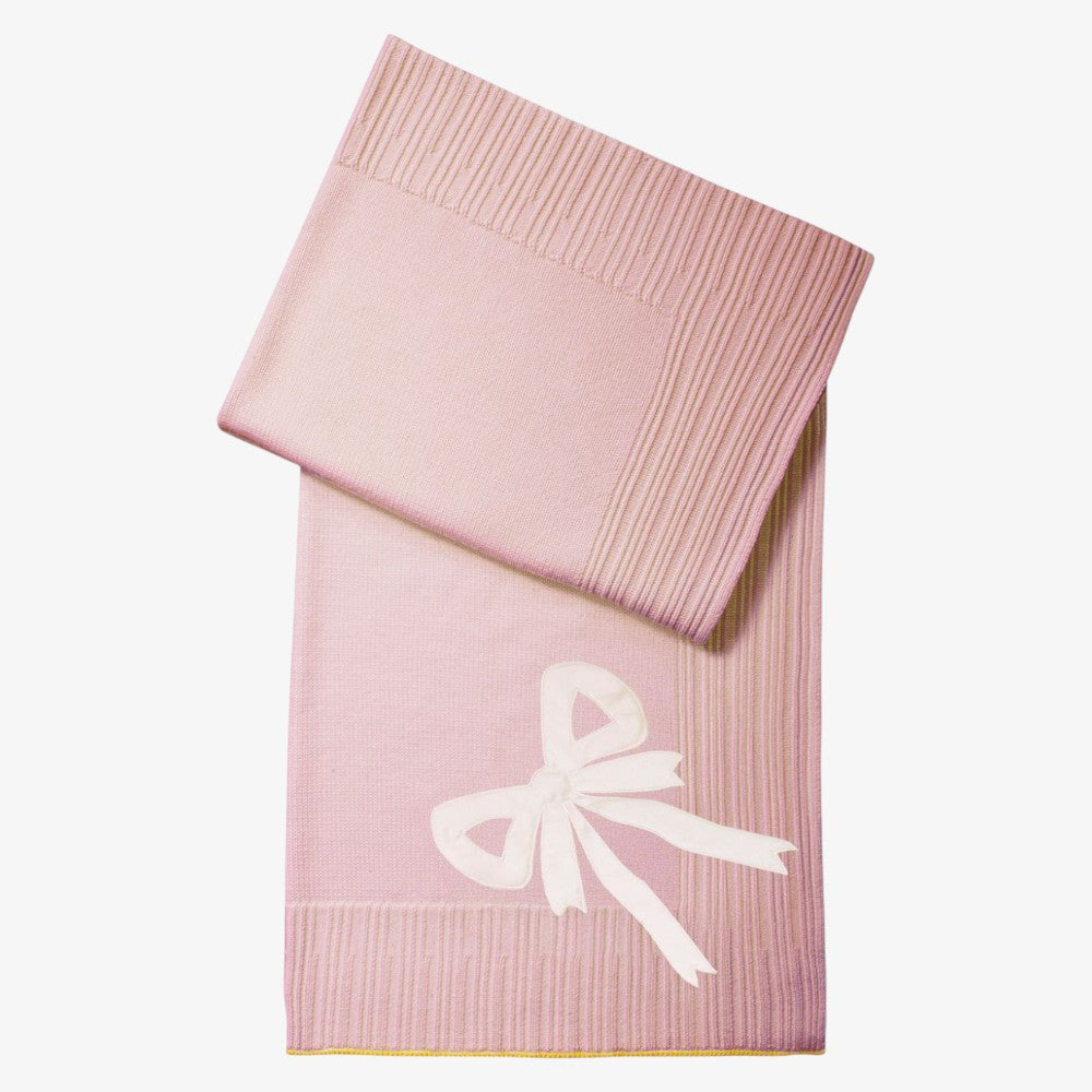 Bow Blanket - Cameo Pink