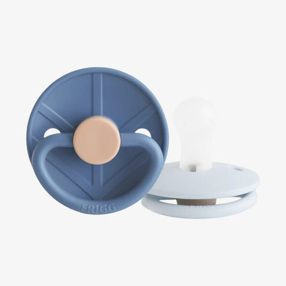 Little Viking Silicone Pacifier 2 Pack - Ocean &amp; Powder Blue