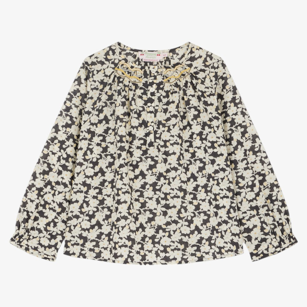 Biancarosa Blouse - Black Floral