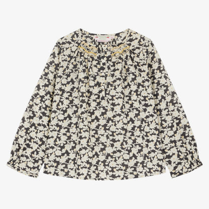 Biancarosa Blouse - Black Floral