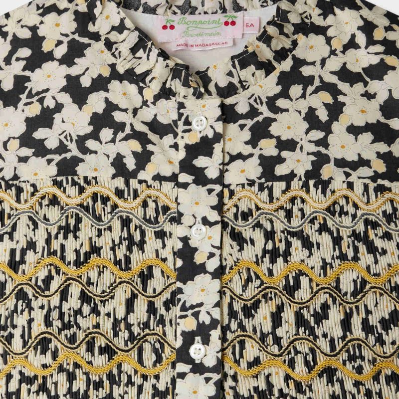 Juliane Dress - Black Floral
