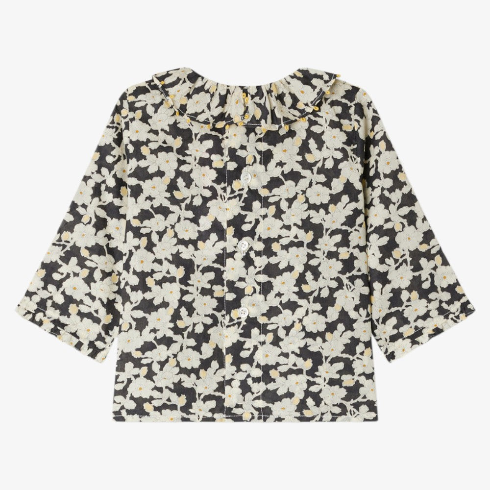 Ganti Blouse - Black Floral