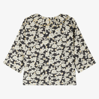 Ganti Blouse - Black Floral