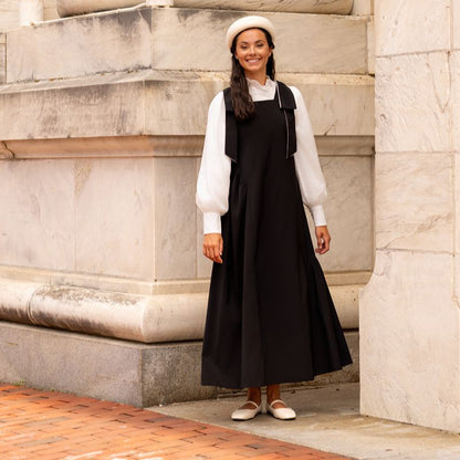Taffeta Dress - Black