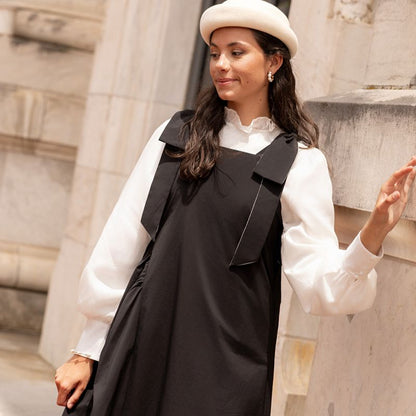 Taffeta Dress - Black