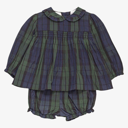 Paola Blouse And Bloomer - Plaid
