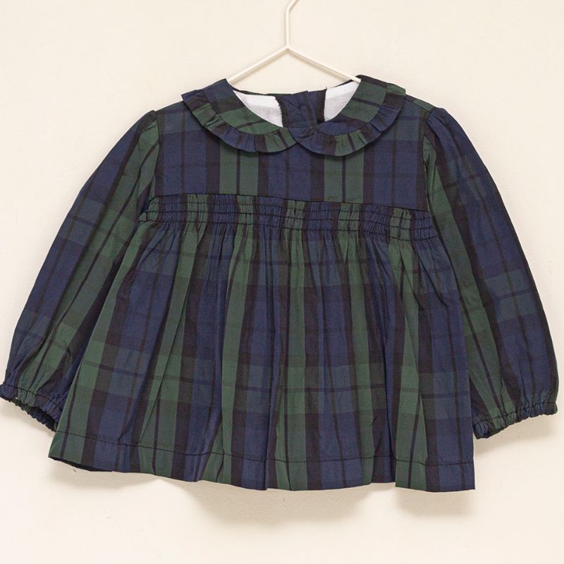 Paola Blouse And Bloomer - Plaid