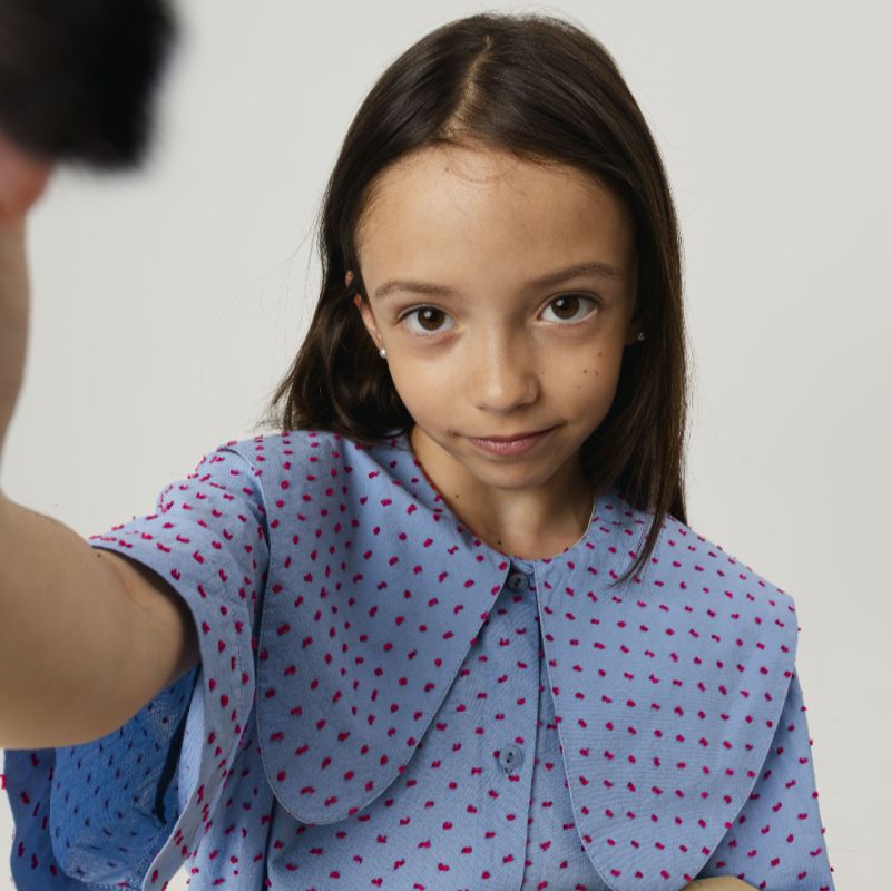Ruby Freckle Shirt - Blue