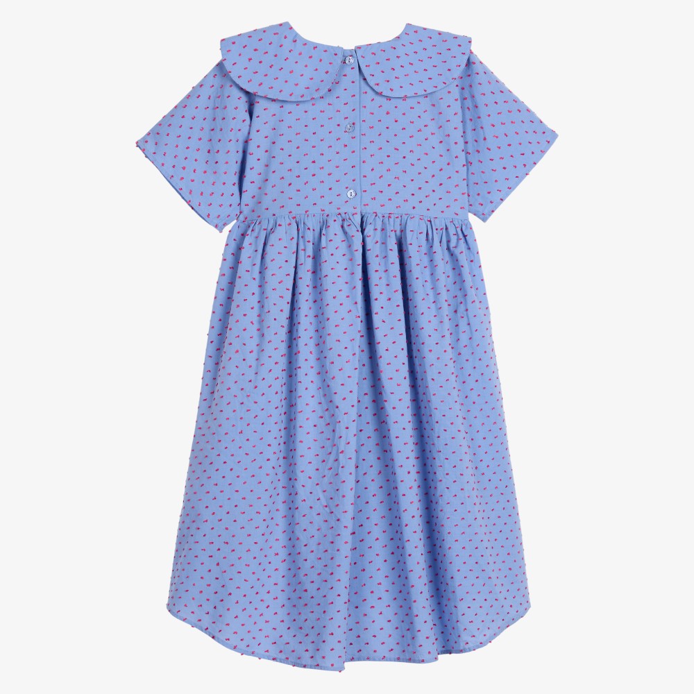 Ruby Freckle Dress - Blue