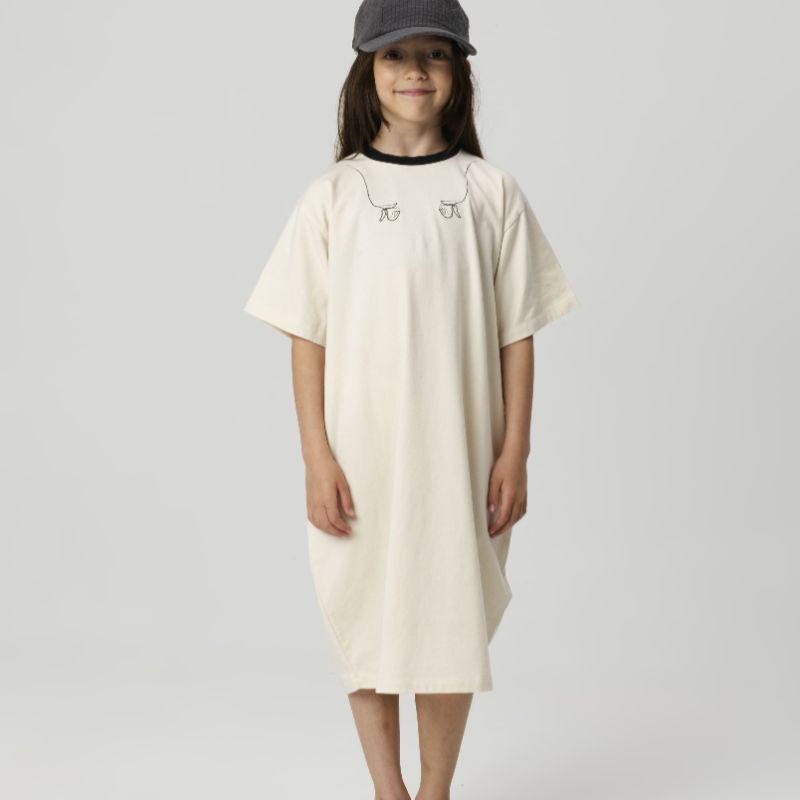 Anabela Dress - Cream