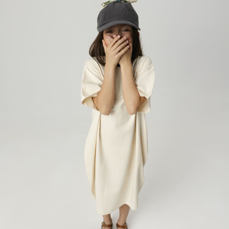 Anabela Dress - Cream